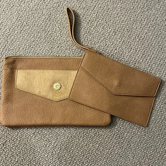 BOGO NWT Anthroplogie Shiraleah Arden Vegan Wristlet - Picture 4 of 13